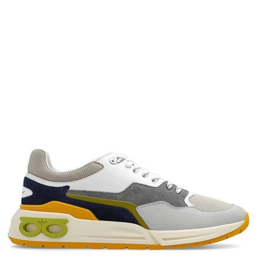 Ferragamo Salvatore Ferragamo Men's Indy Pull-On Low-Top Sneakers