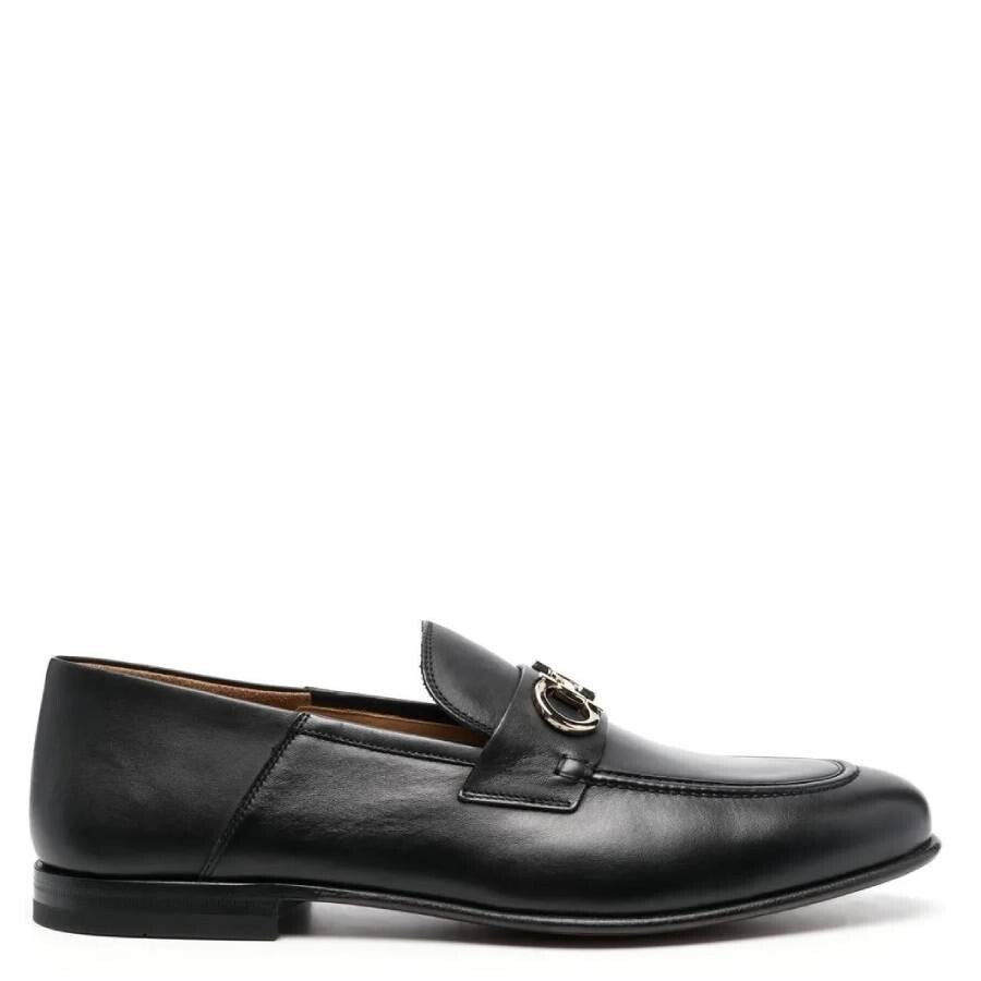 Ferragamo VIVALDO 7 ブラック Ferragamo Vivaldo leather loafers Salvatore Ferragamo