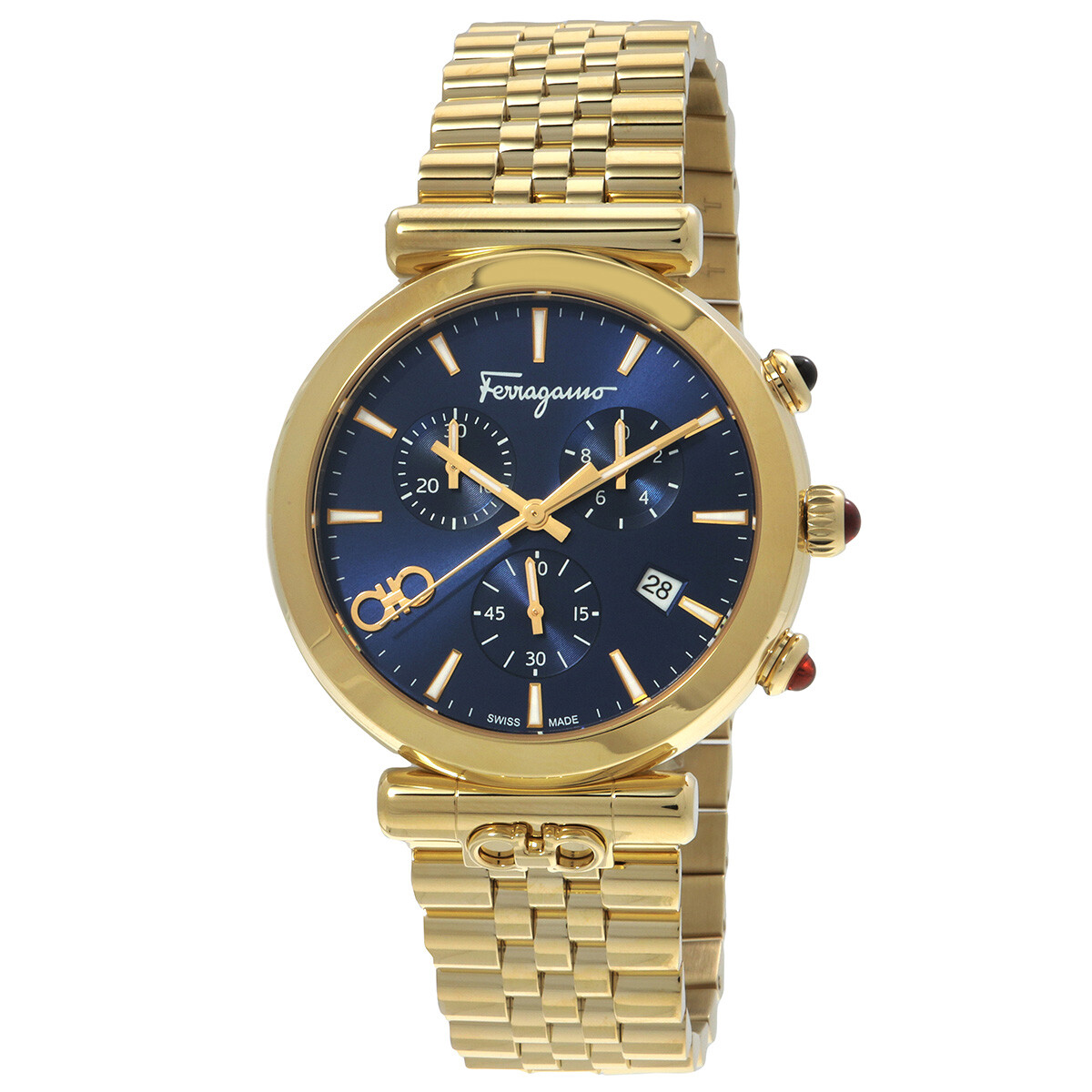 Ferragamo Ora Quartz Blue Dial Watch SFYB02624