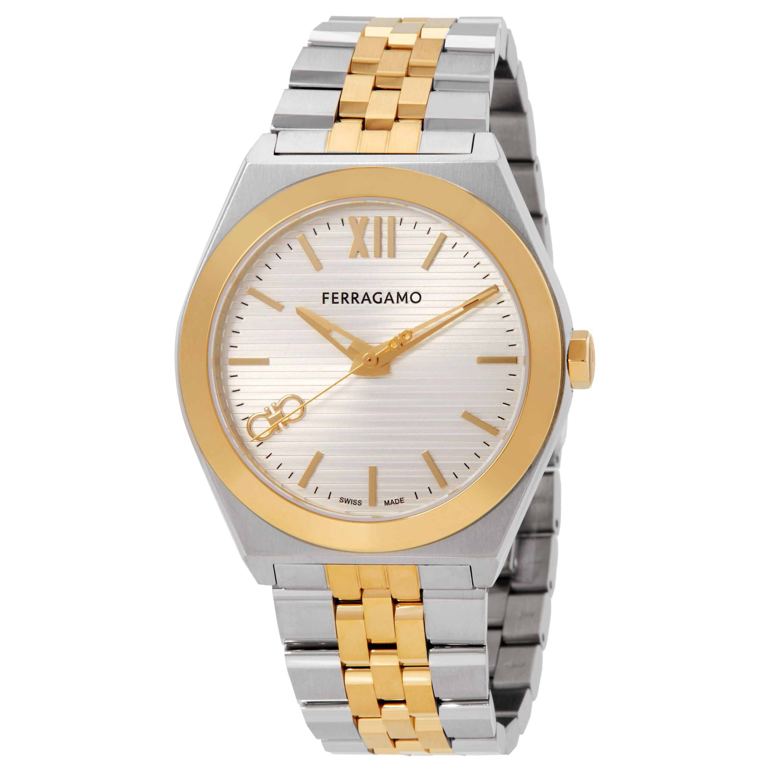 Ferragamo Vega Quartz Silver Dial Men's Watch SFKI01024