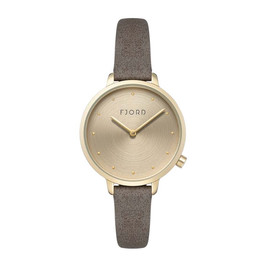 Fjord Gyda Beige Dial Ladies Watch FJ-6060-04
