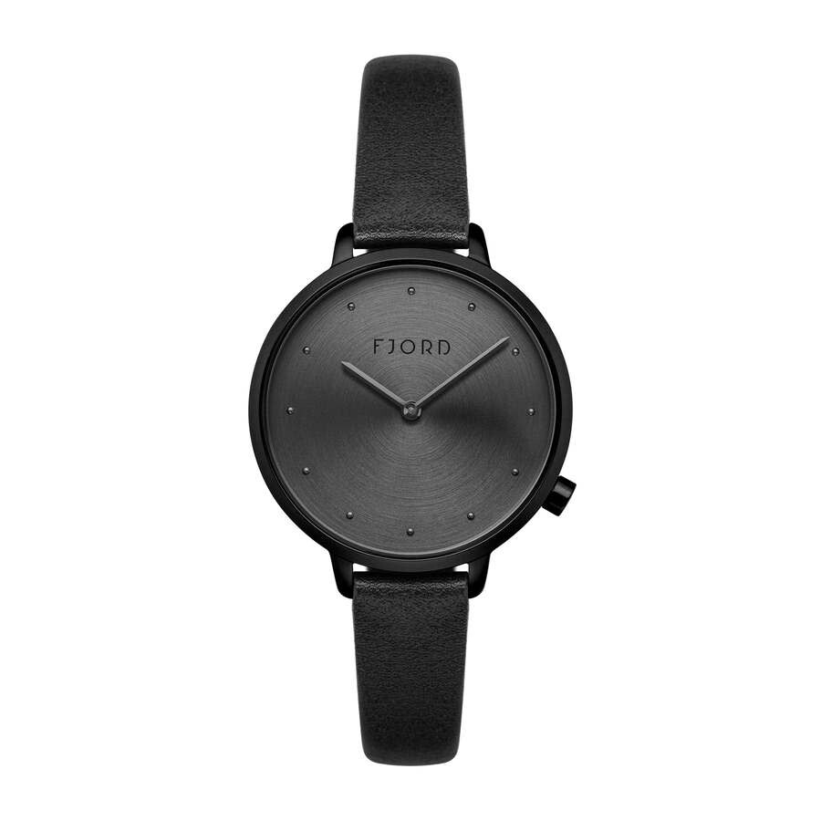 Fjord Gyda Black Dial Ladies Watch FJ-6060-02