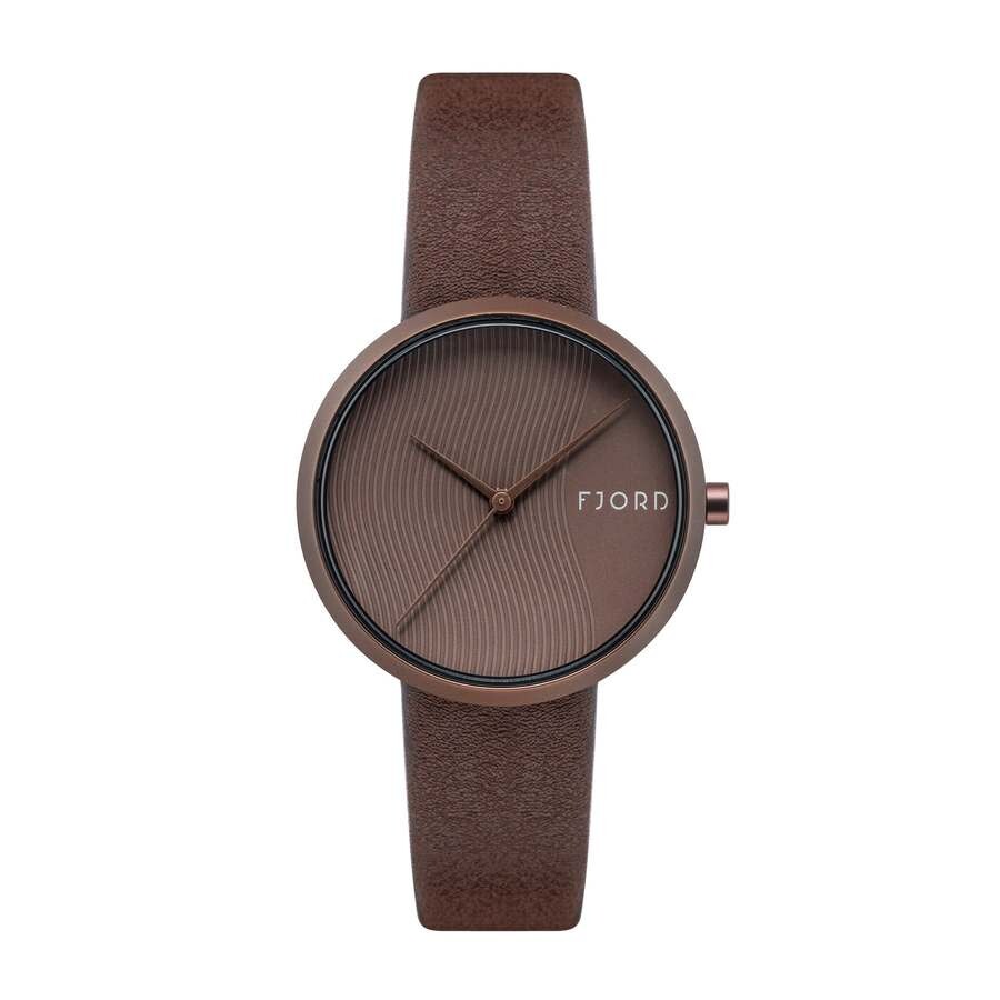 Fjord Laurens Brown Dial Ladies Watch FJ-6059-04
