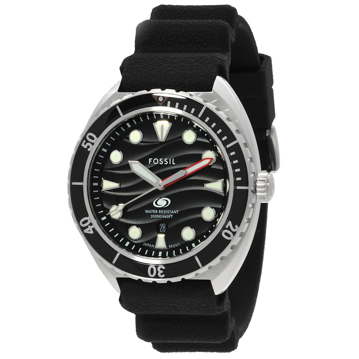 Fossil Breaker Quartz Black Dial Men's Watch FS6062