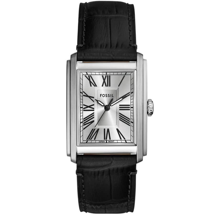 Fossil Carraway Quartz Silver Dial Men's Watch FS6078