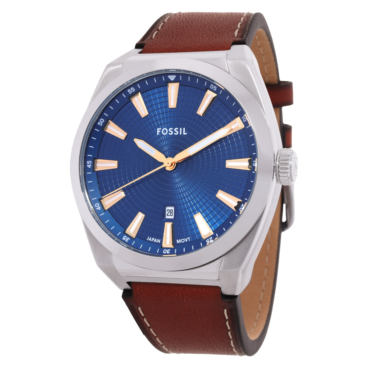 Fossil Everett Quartz Blue Dial Men's Watch FS6115
