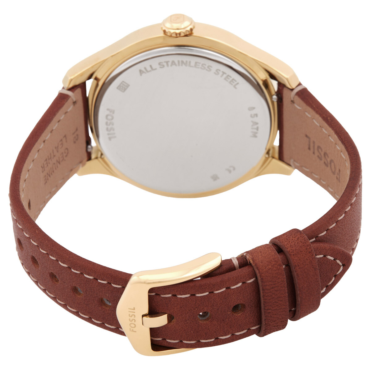 Fossil Gilmore Quartz Silver Dial Ladies Watch ES5397