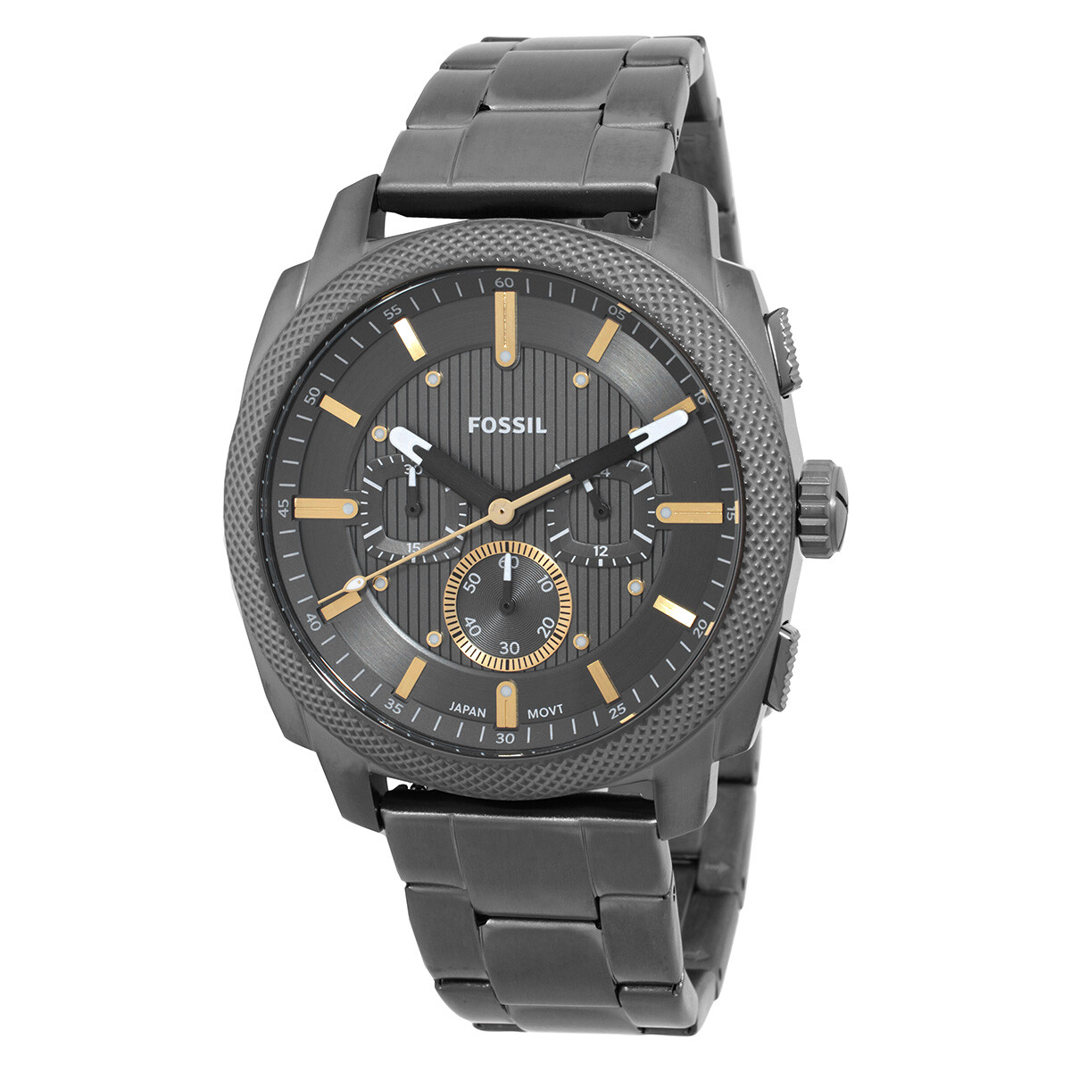 Fossil Machine Chronograph Quartz Gunmetal Dial Men's Watch FS6160