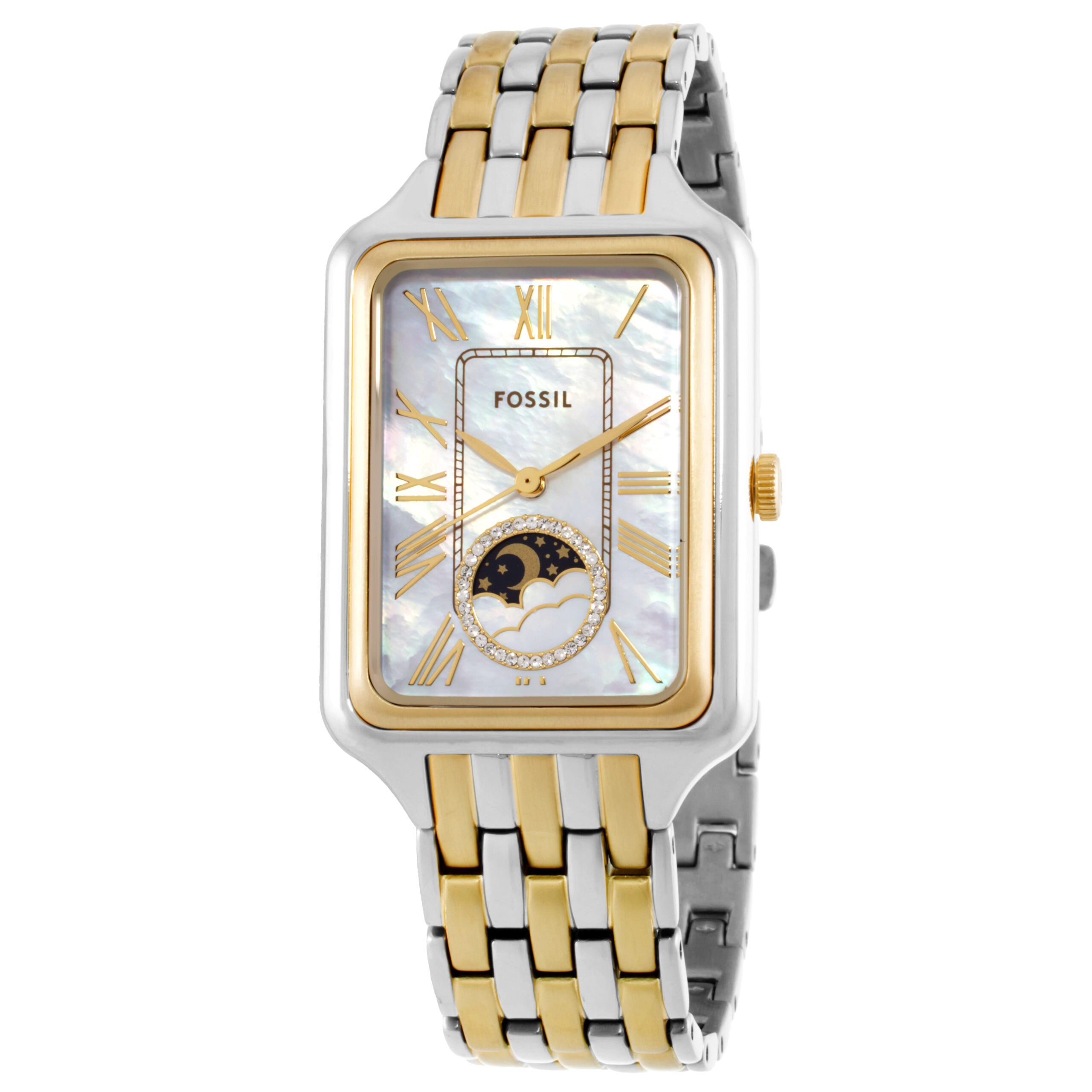 Fossil Raquel Quartz White Mother of Pearl Dial Ladies Watch ES5399