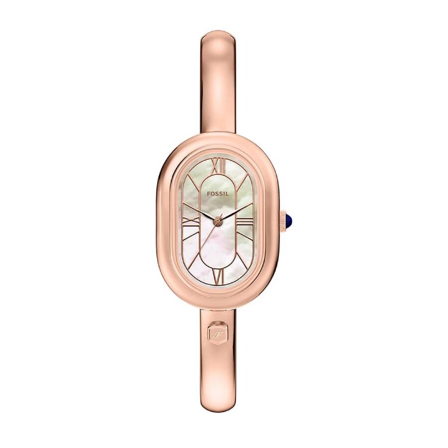 Fossil Sloan Quartz Ladies Elegant Oval Watch Es5472