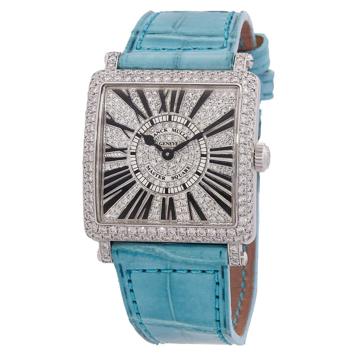 Franck Muller Master Square Color Dreams Quartz Diamond Watch 6002 L QZ D CD OG