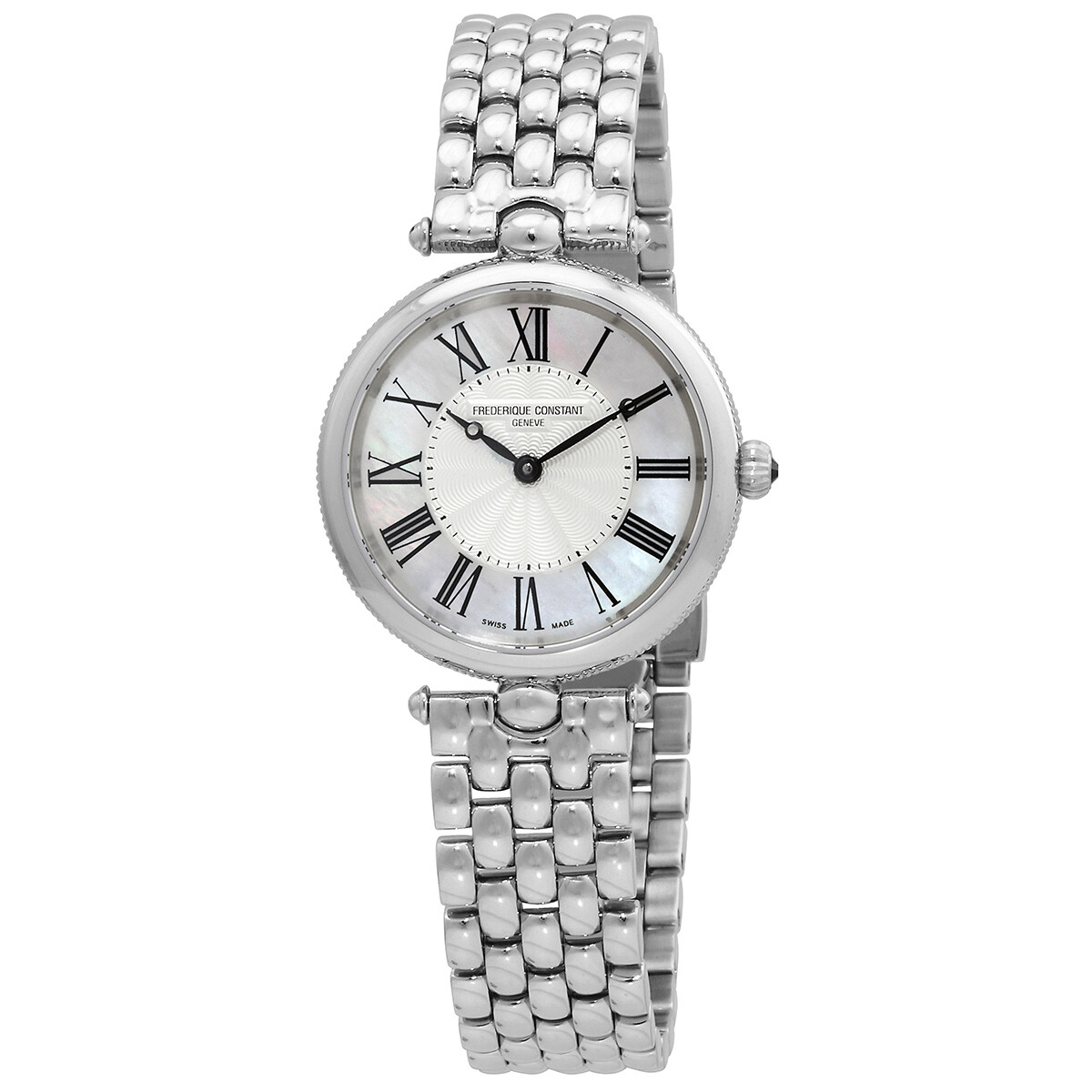 時計 FREDERIQUE CONSTANT  FC-235M4S5 Frederique Constant Slim Line Silver Dial Gold-Plated Unisex