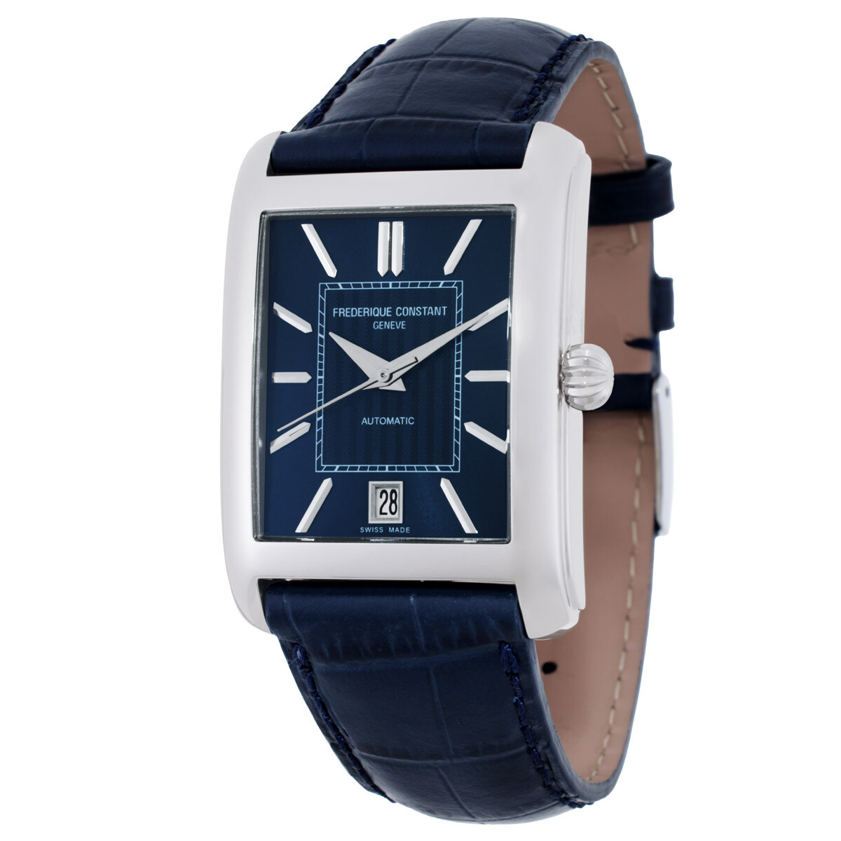 Frederique Constant Classics Carree Automatic Blue Dial Men's Watch FC-303N4C26