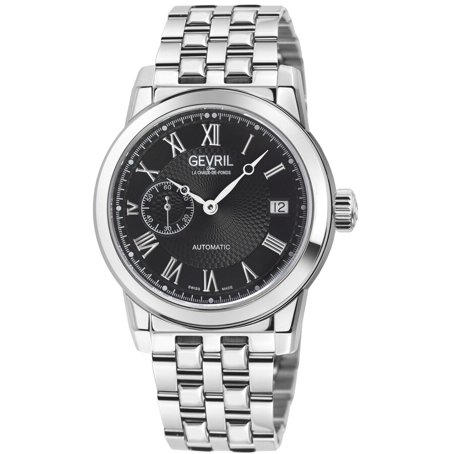 Gevril Madison Automatic Black Dial Men's Watch 2560B
