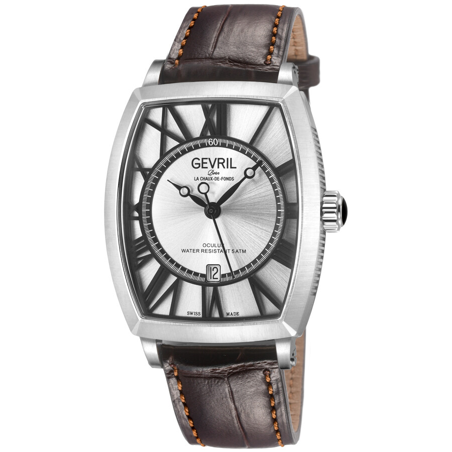 Gevril Oculus Automatic Silver Dial Men's Watch 49600