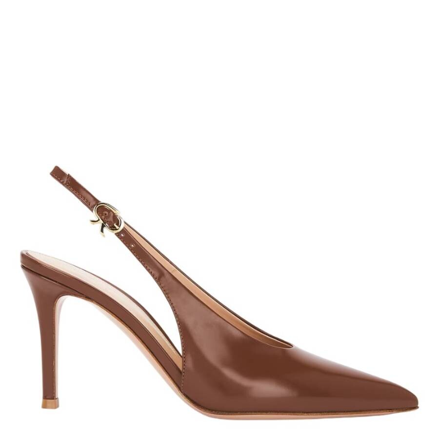 Gianvito Rossi 70MM Vitello Middle Heel Leather Pump, Brand