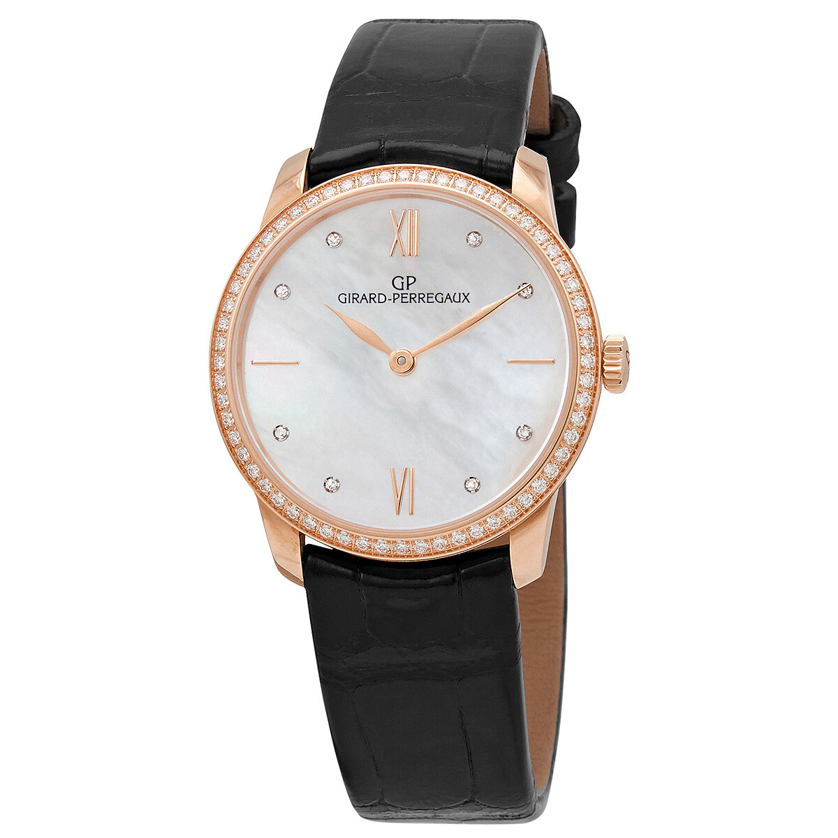 Girard Perregaux 1966 Lady Automatic Dimond Watch 49528-D52A771-CK6A