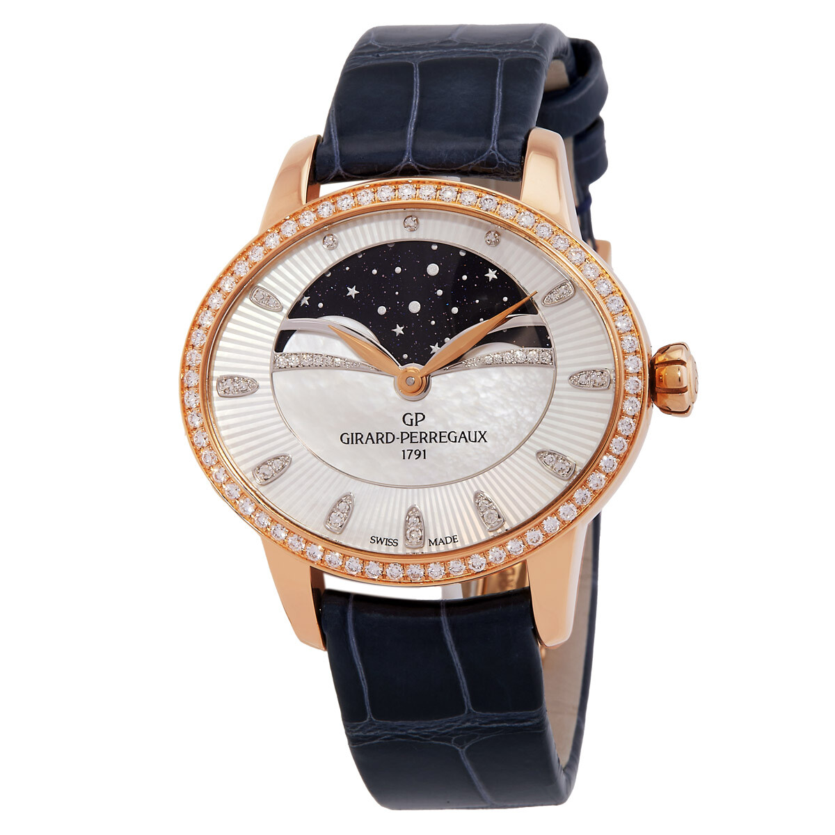 Girard Perregaux Cat's Eye Celestial Chronograph Automatic Diamond Ladies Watch 80496D52A751-CK4A