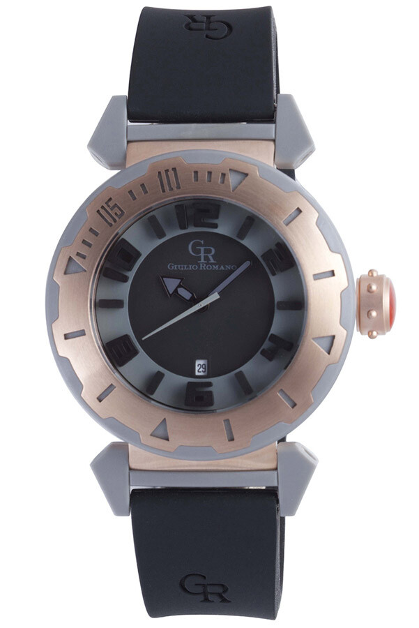 Giulio Romano Termoli Black Aluminum Men's Watch GR-6000-14-004