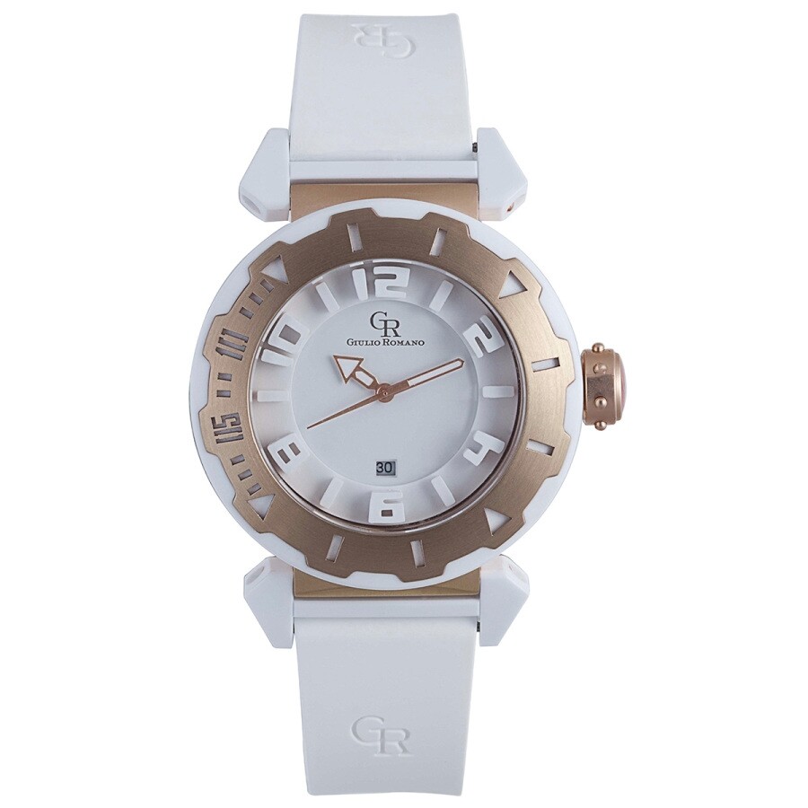 Giulio Romano Ferrara Quartz White Dial Men's Watch GR-5000-24-001.09.7
