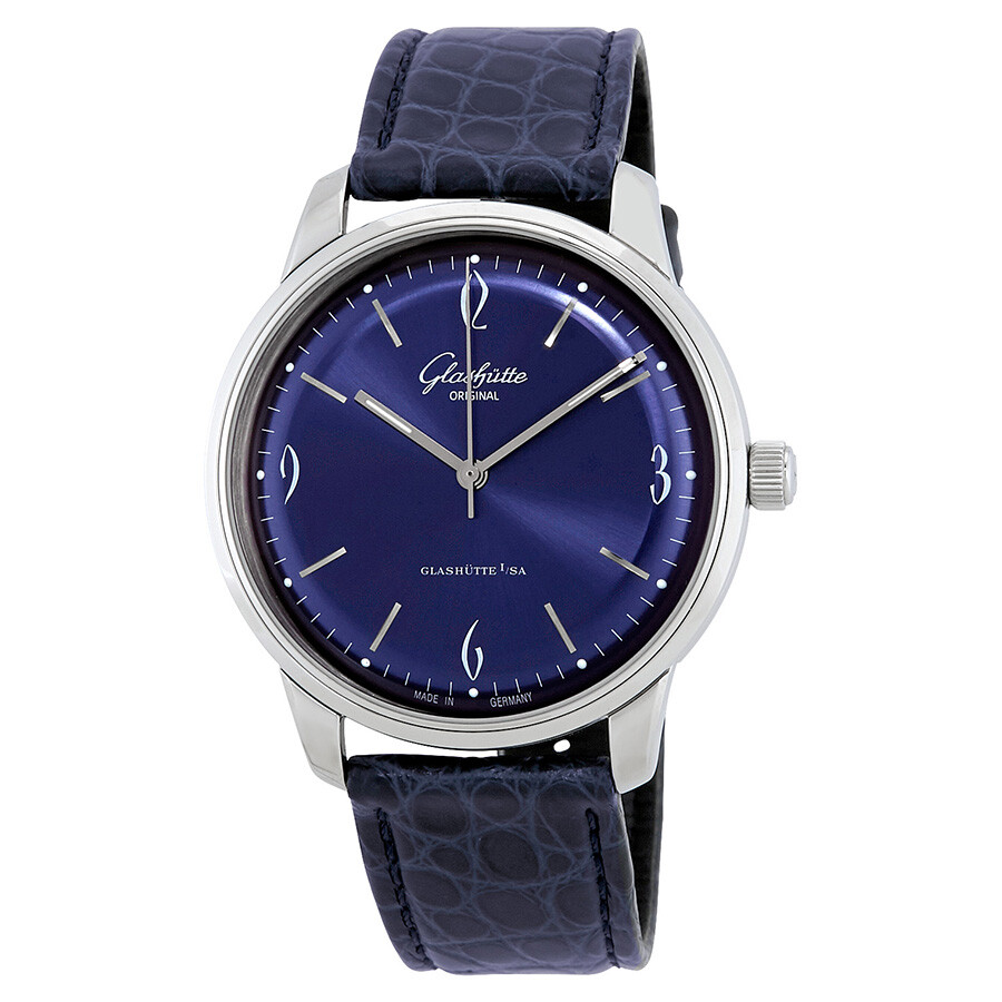 Glashutte Sixties Automatic Blue Dial Men's Watch 1-39-52-06-02-04