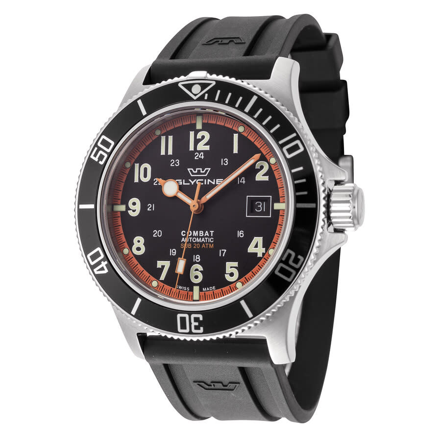 Glycine Combat Sub Automatic Black Dial Men's Watch GL0431