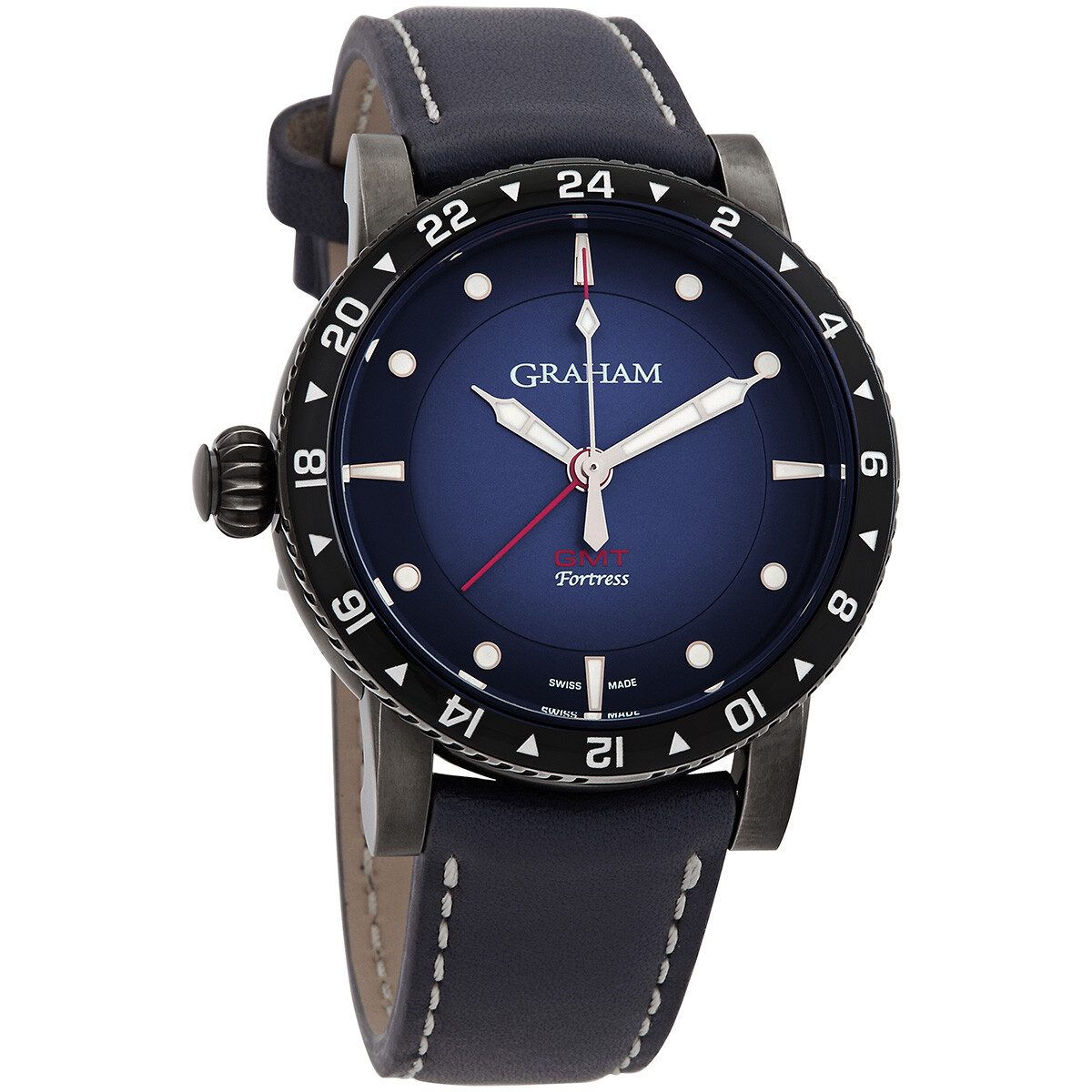 Graham Fortress GMT Automatic Blue Dial Men's Watch 2FOBV.U03A