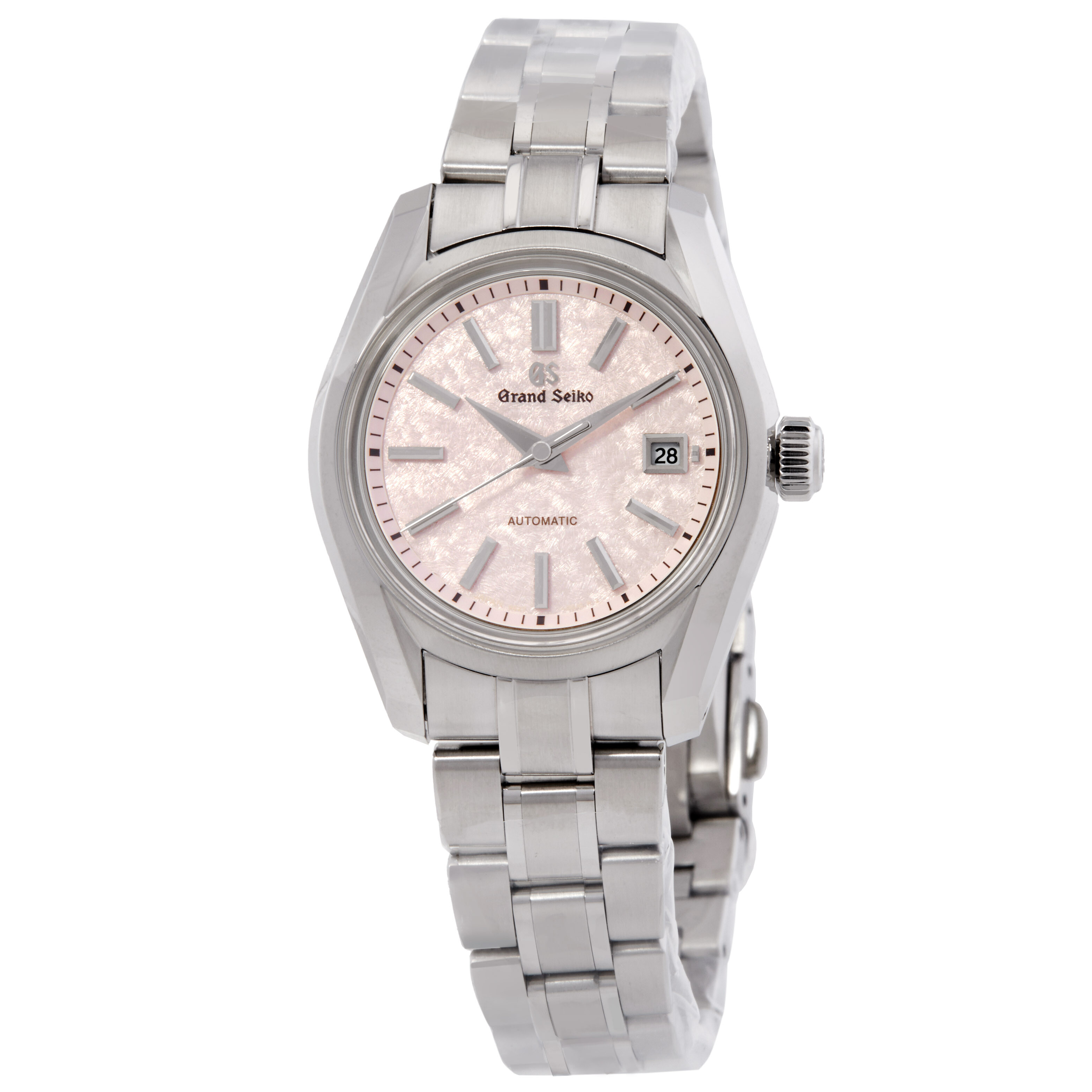 Grand Seiko Heritage Automatic Pink Dial Ladies Watch STGK031G