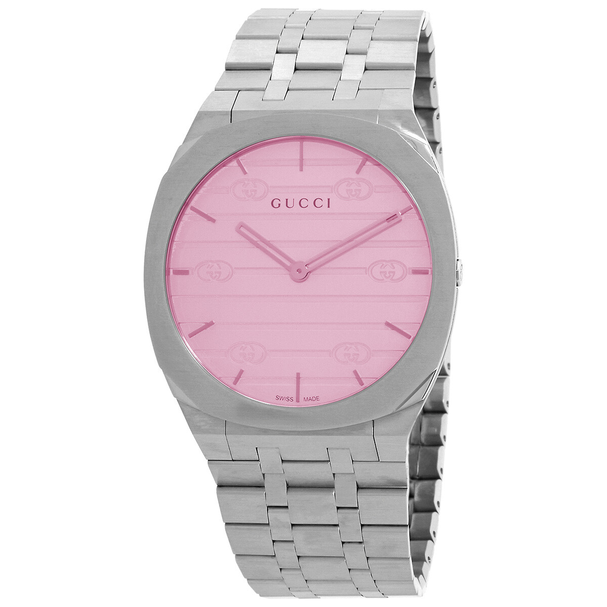Gucci G-Timeless Quartz Silver Dial Ladies Watch YA1264131