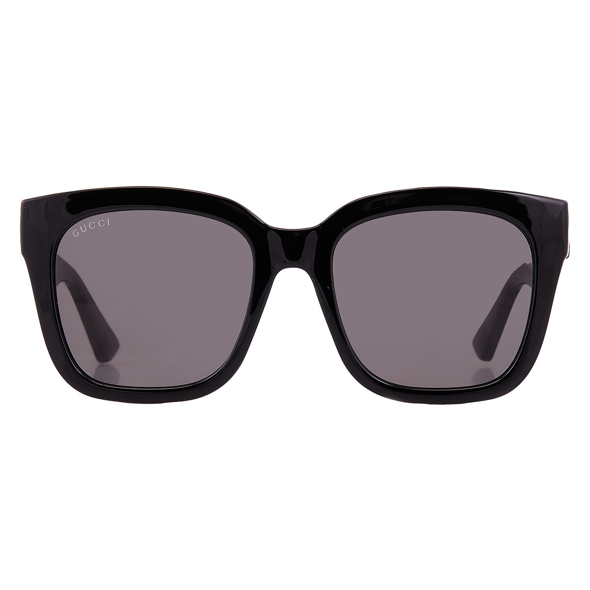 Gucci Grey Gradient Round Ladies Sunglasses GG0077SK 001 56