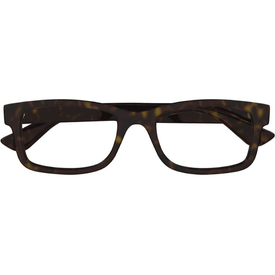 メガネ Gucci Eyeglass Frame GG0605O 001 Retro Square Gucci GG0605O Eyeglasses | FramesDirect.com
