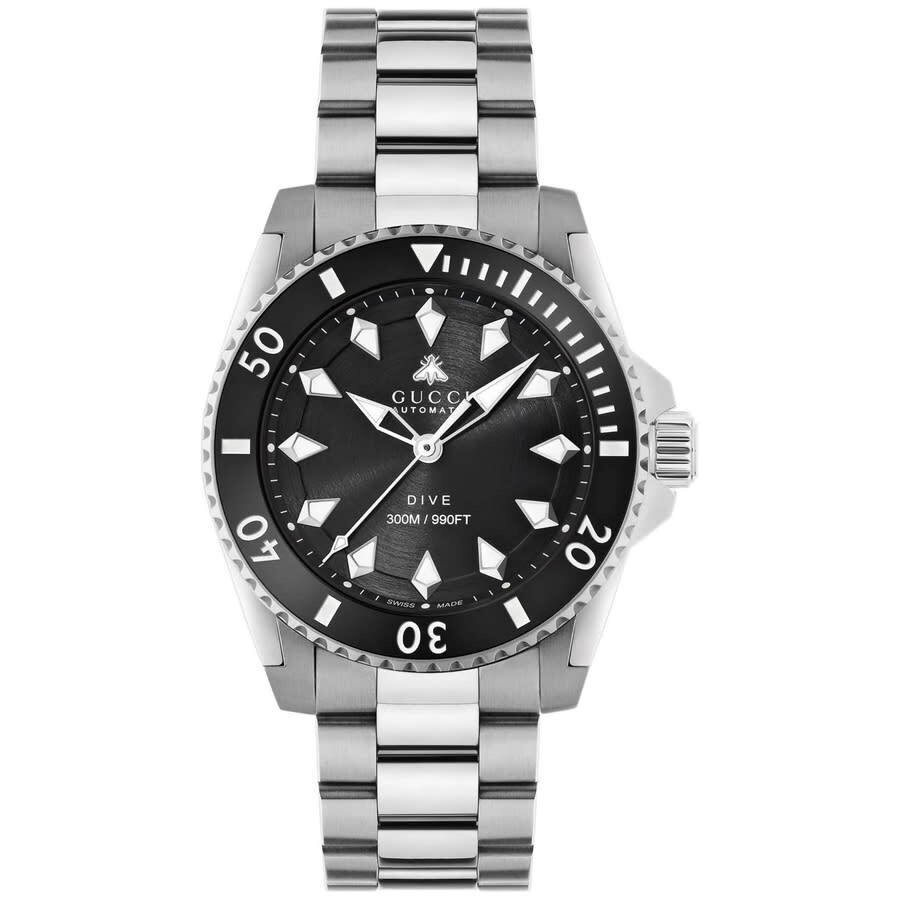 Gucci Dive Automatic Black Dial Unisex Watch YA136353