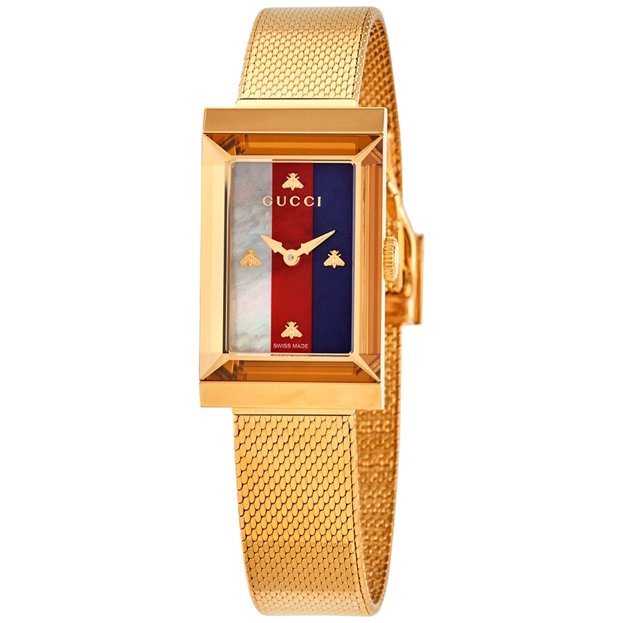 腕時計その他 GUCCI Woman Watch Red YA126464A GUCCI YA126464A Quartz Women's Watch Red Dial Analog Leather