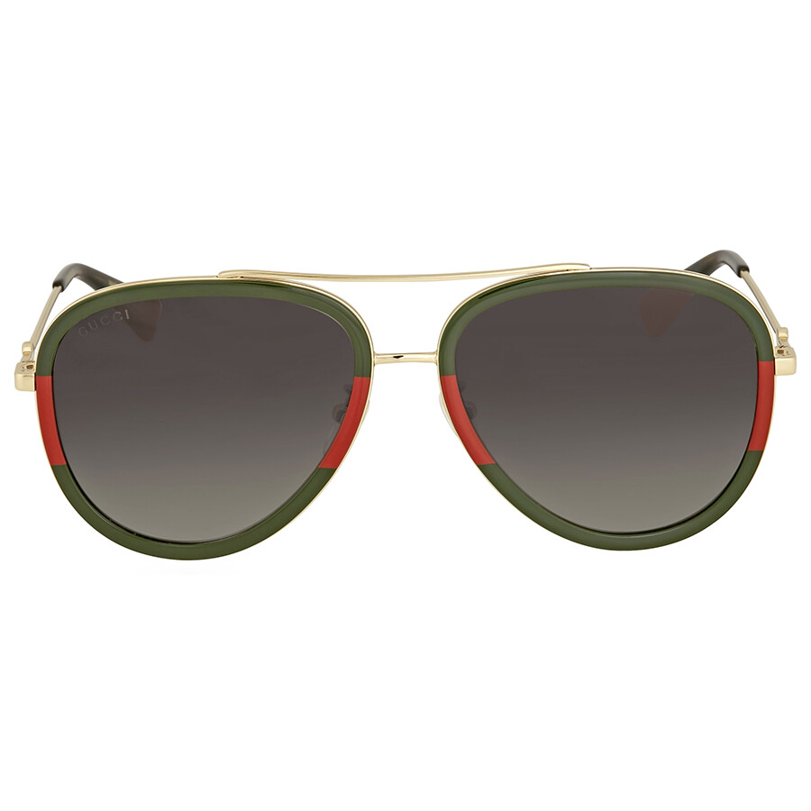 Gucci Grey Butterfly Ladies Sunglasses GG1322SA 001 64