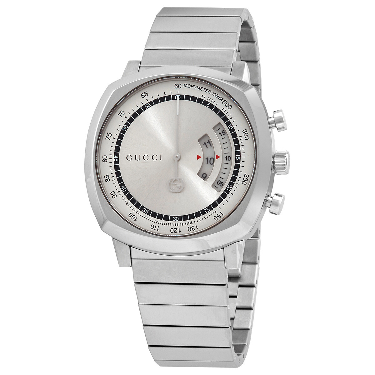 Gucci Grip Chronograph Quartz Silver Dial Men's Watch YA157302 Gucci Grip Chronograph Quartz Silver Dial Men's Watch YA157302