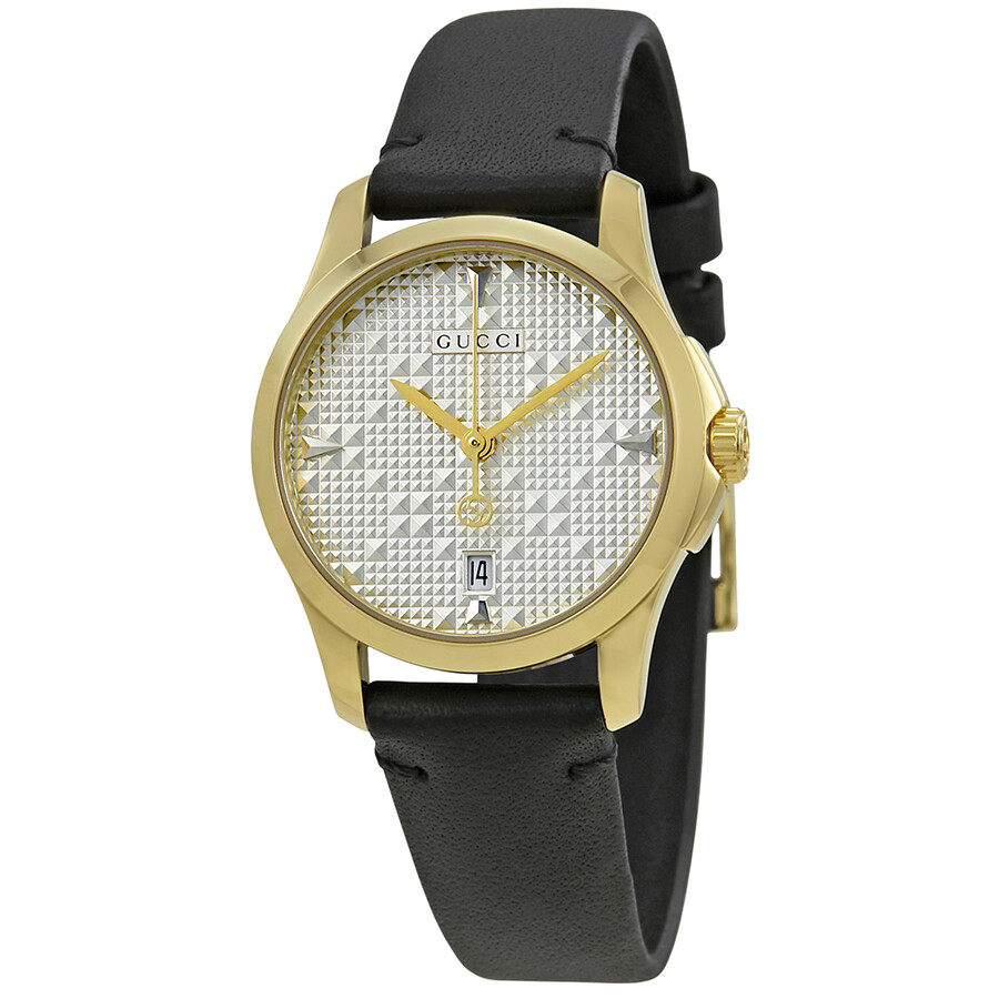 Gucci G-Timeless Silver Dial Ladies Watch YA126571