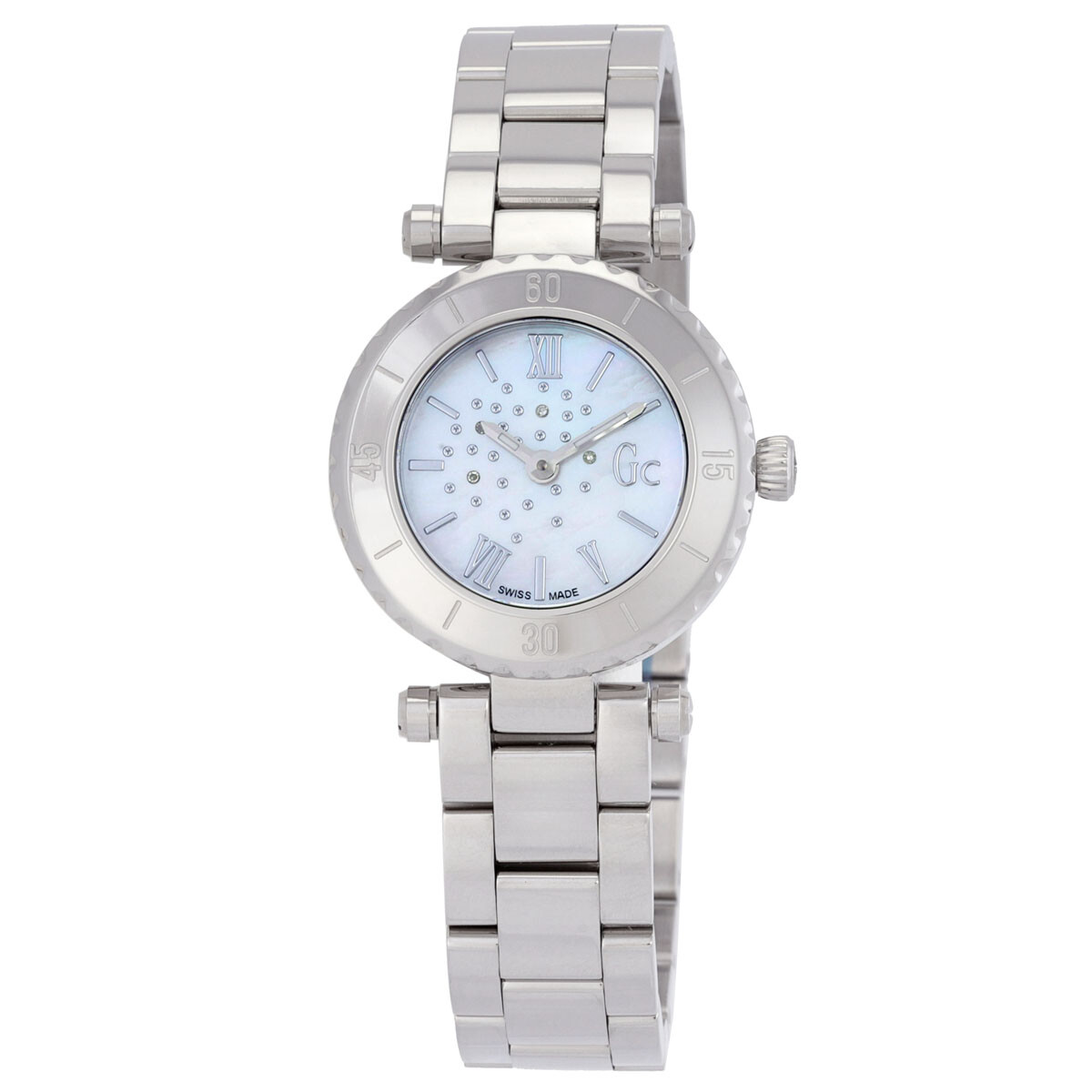 Guess Boulder ホワイトダイヤルレザーストラップ メンズウォッチ W1101G2 並行輸入 Guess Webbing Strap （CHO）