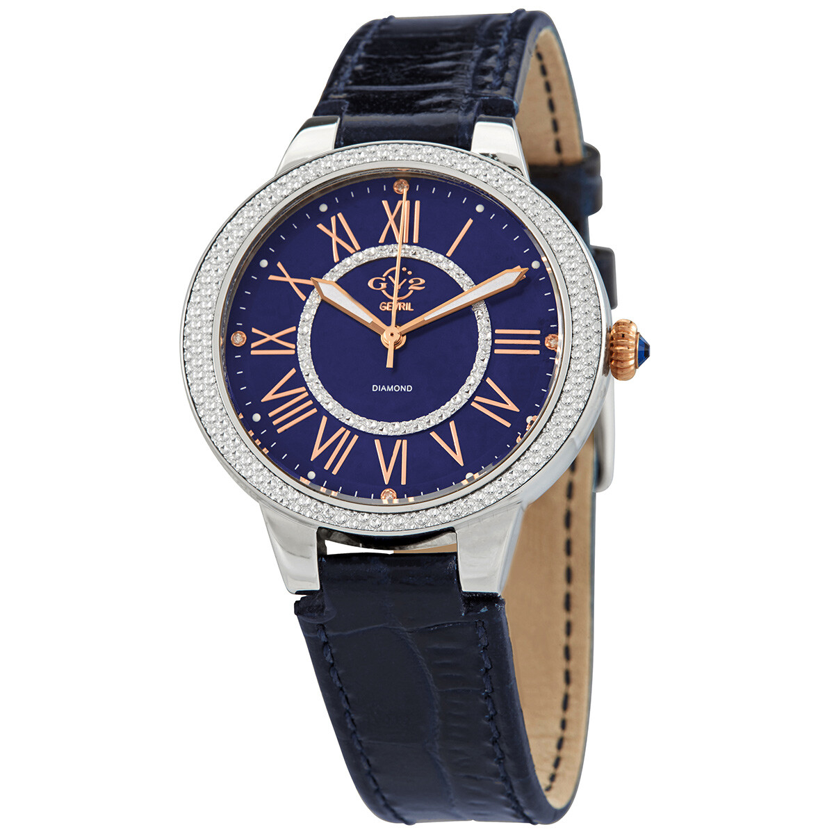 GV2 by Gevril Astor II Blue Dial Ladies Watch 9149-L5