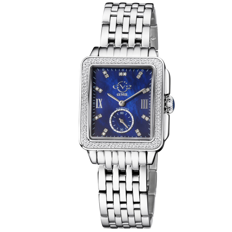 GV2 by Gevril Bari Tortoise Mother of Pearl Dial Ladies Watch 9259B