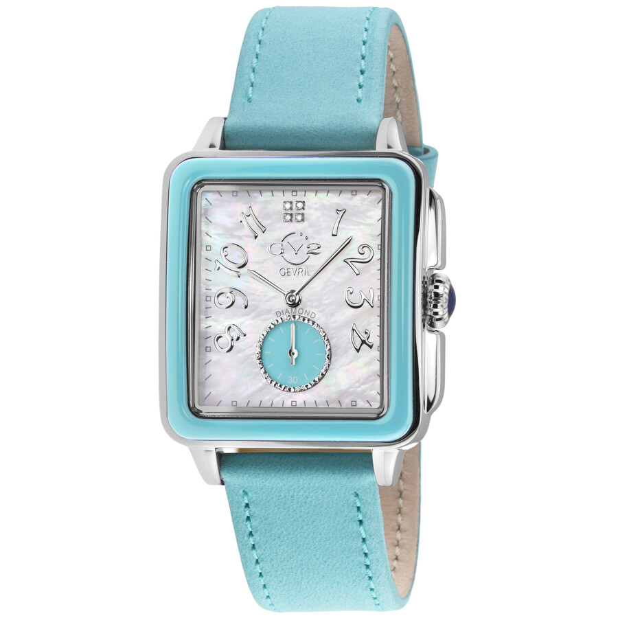 GV2 by Gevril Bari Viva Diamond Mother of Pearl Dial Ladies Watch 9265