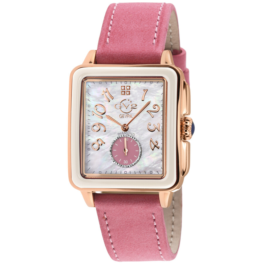 GV2 by Gevril Bari Viva Quartz Diamond Ladies Watch 9266