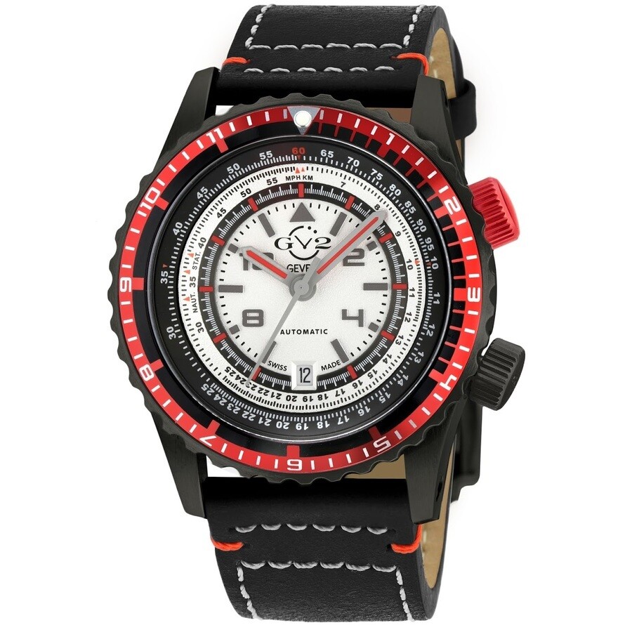 GV2 by Gevril Contasecondi Automatic Silver Dial Men's Watch 3508S