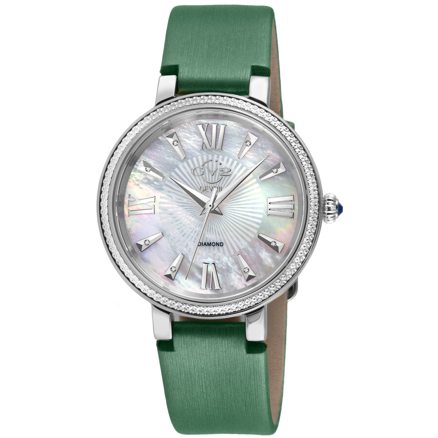 GV2 by Gevril Genoa Quartz Diamond Ladies Watch 12530S