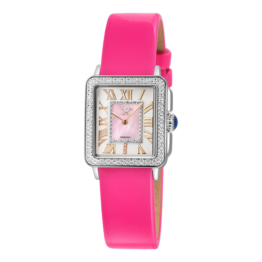 GV2 by Gevril Padova Diamond Mother of Pearl Dial Ladies Watch 12302-8