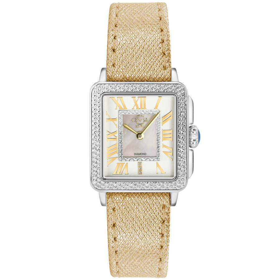 GV2 by Gevril Padova Quartz Diamond White Dial Ladies Watch 12304