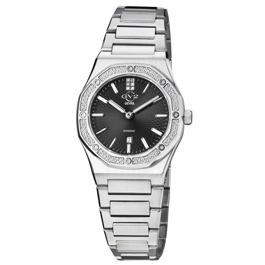 GV2 by Gevril Palmanova Black Dial Ladies Watch 12707