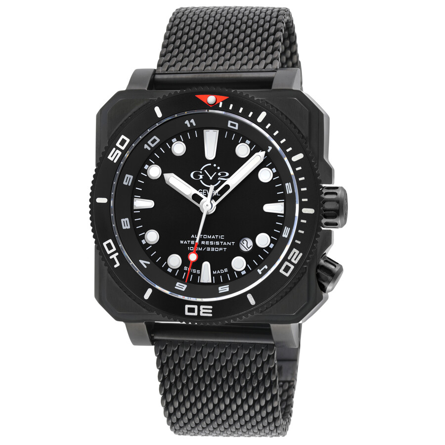 GV2 by Gevril XO Submarine Automatic Black Dial Men's Watch 4546B