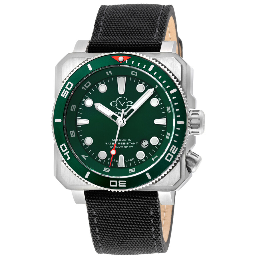 GV2 by Gevril XO Submarine Automatic Green Dial Men's Watch 4540