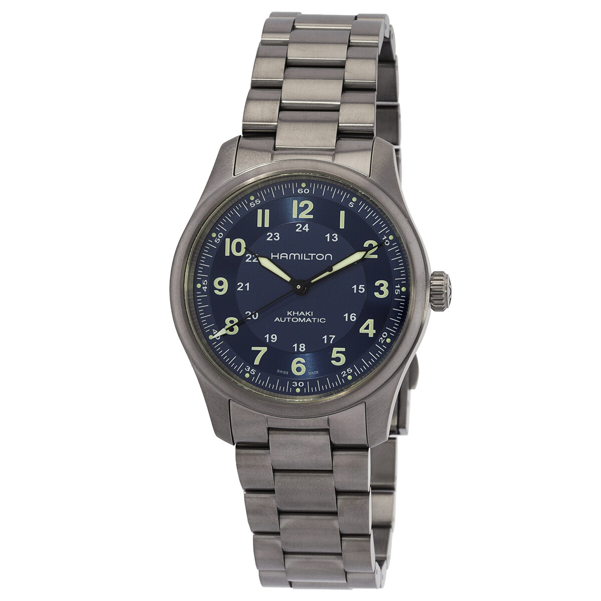 Hamilton Khaki Field Automatic Blue Dial Men's Watch H70205140