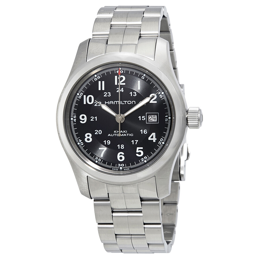 Hamilton Khaki Field King Quartz Black Dial Men's Watch